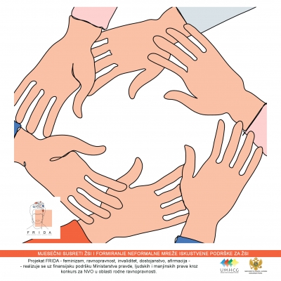 JAVNI POZIV ZA UČE&Scaron;ĆE NA MJESEČNIM SUSRETIMA ŽENA S INVALIDITETOM