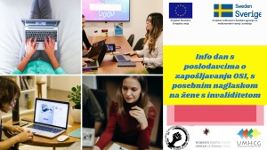 NAJAVA: Info dan s poslodavcima o zapošljavanju žena s invaliditetom u Podgorici - UMHCG