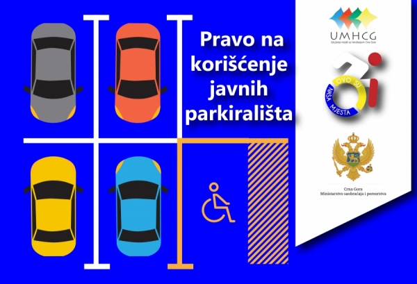 Označavanje vozila znakom pristupačnosti i korišćenje javnih parkirališta – smjernica za ostvarivanje prava