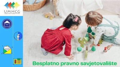 NAJAVA: Besplatno pravno savjetovalište i besplatna pravna pomoć za djecu i mlade s invaliditetom