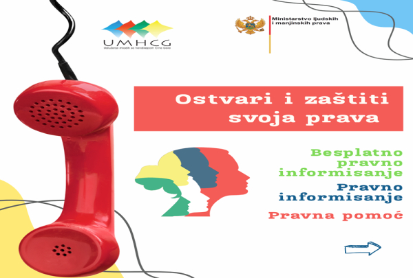 NAJAVA: UMHCG PRUŽA BESPLATNU PRAVNU POMOĆ ZA ŽENE S INVALIDITETOM
