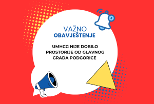 UMHCG NIJE DOBILO PROSTORIJE OD GLAVNOG GRADA PODGORICE