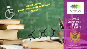 Najava: UMHCG sprovodi monitoring pristupačnosti srednjih škola u šest crnogorskih gradova
