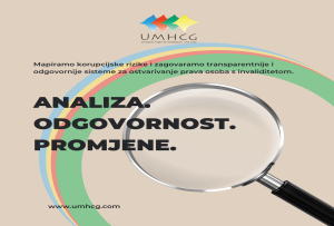UMHCG realizuje projekat (O)dgovorno, (S)istemski, (I)nkluzivno