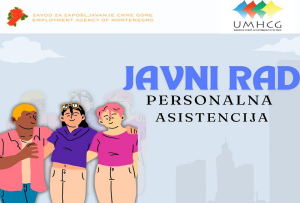 UMHCG SPROVODI PROGRAM JAVNOG RADA – PERSONALNA ASISTENTENCIJA