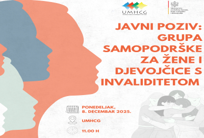 JAVNI POZIV: GRUPA SAMOPODR&Scaron;KE ZA ŽENE I DJEVOJČICE S INVALIDITETOM