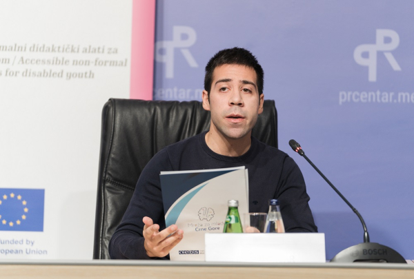 Obraćanje Miljana Lončara na Pres konferenciji projekta U kontaktu