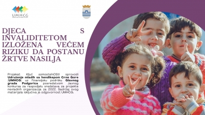 Djeca s invaliditetom izložena većem riziku da postanu žrtve nasilja
