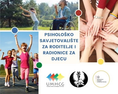 JAVNI POZIV ZA UČE&Scaron;ĆE NA PSIHOLO&Scaron;KOM SAVJETOVALI&Scaron;TU ZA RODITELJE I RADIONICAMA ZA DJECU