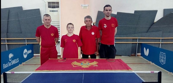 Crnogorskim stonoteniserima šest medalja u Strugi i Ohridu