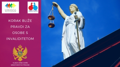 NAJAVA: UMHCG i UPOSIBP započinju realizaciju projekta Korak bliže pravdi za osobe s invaliditetom